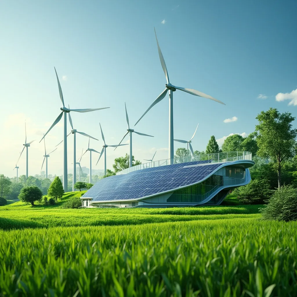 Iniciativas de sostenibilidad con tecnología verde